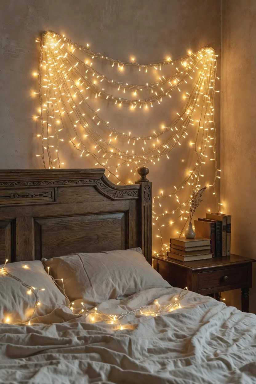 Cozy Bedroom Ideas with Fairy Lights