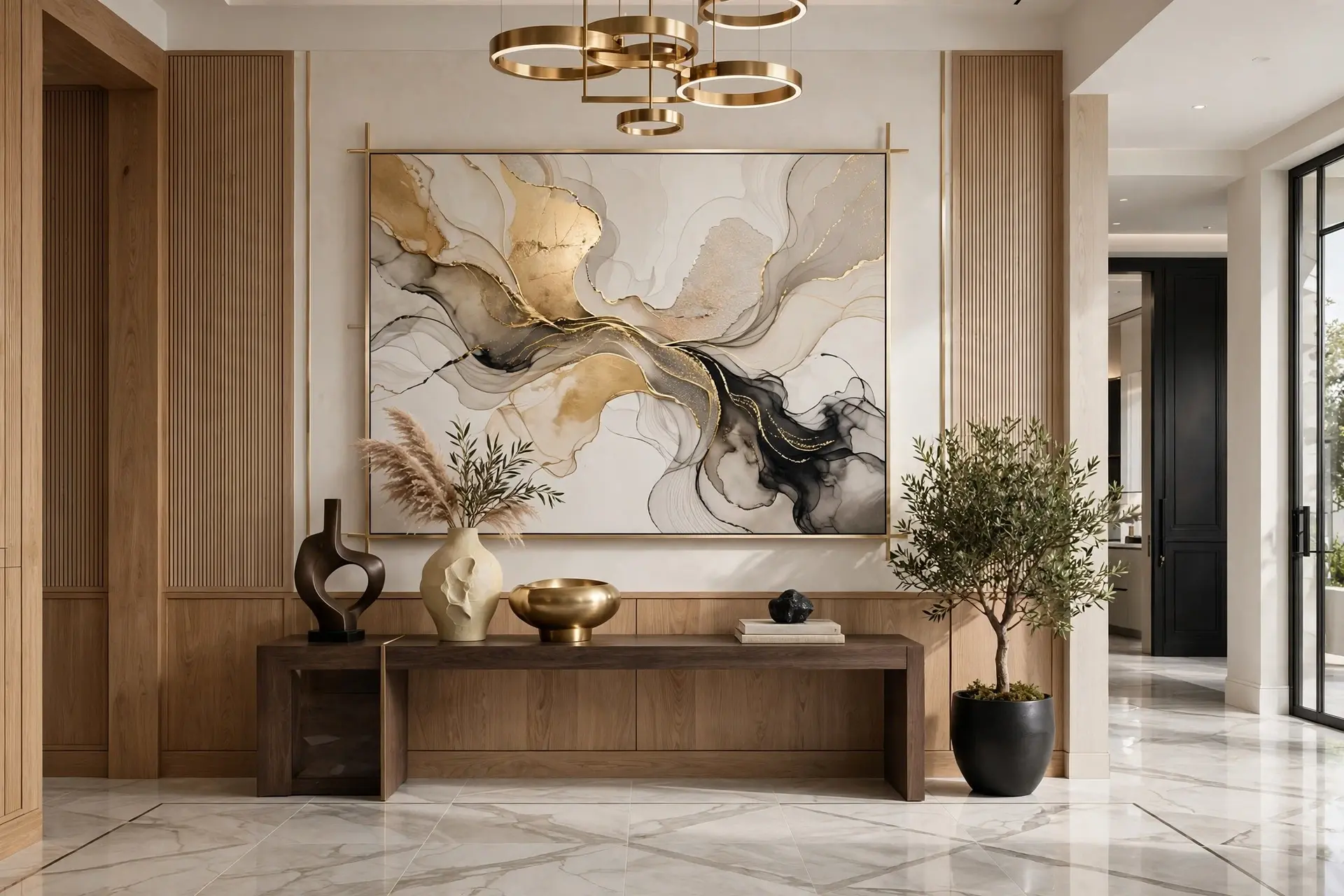 Modern Luxury Foyer Design Ideas