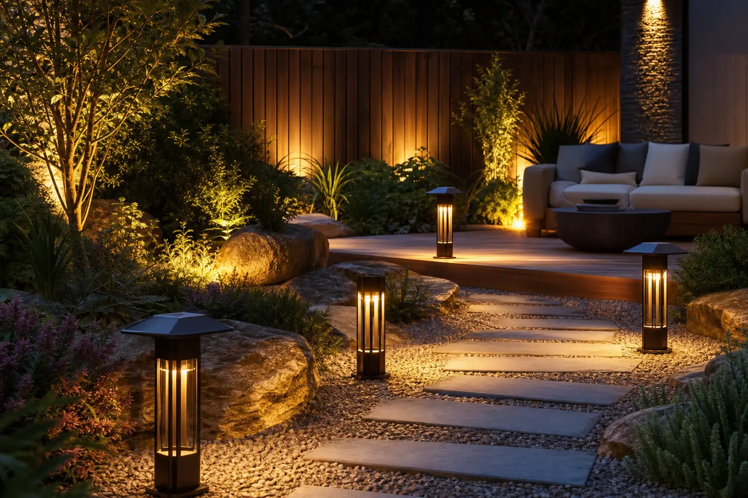Luxury Solar Garden Lighting Ideas