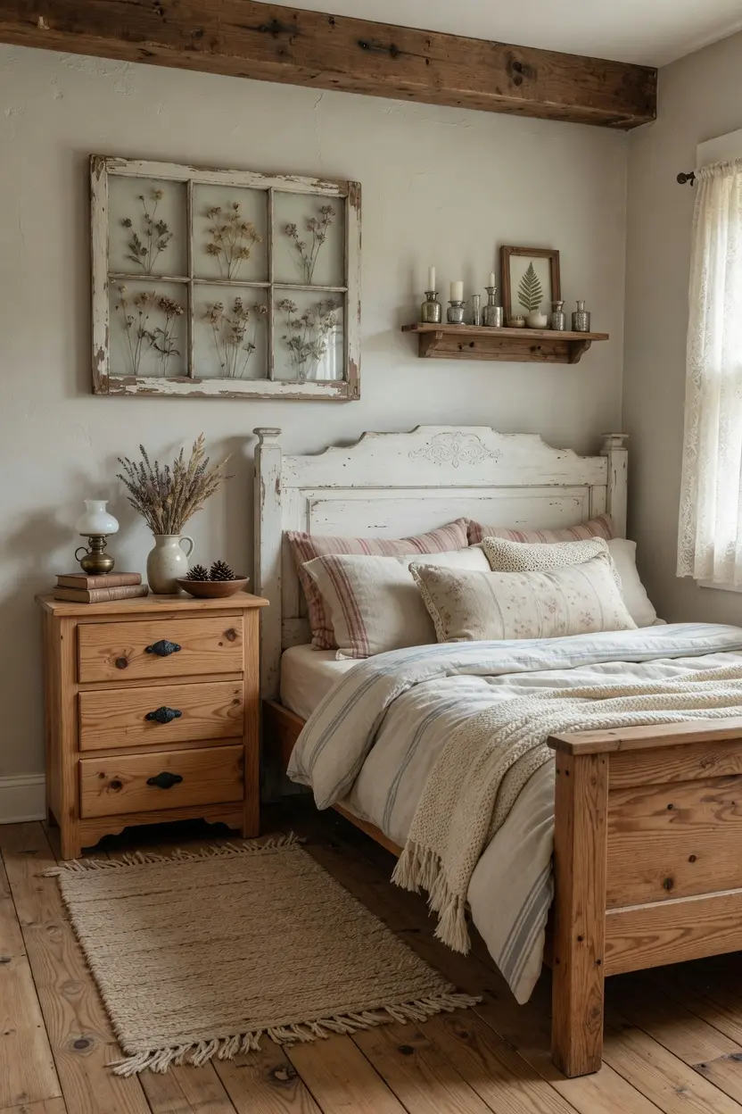 Aesthetic Farmhouse Bedroom Ideas