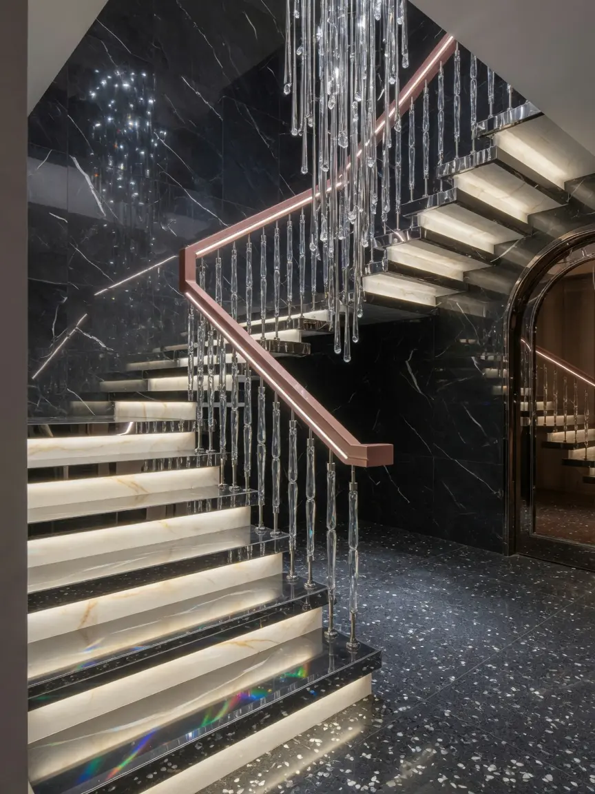 Modern LED Staircase Design Ideas
