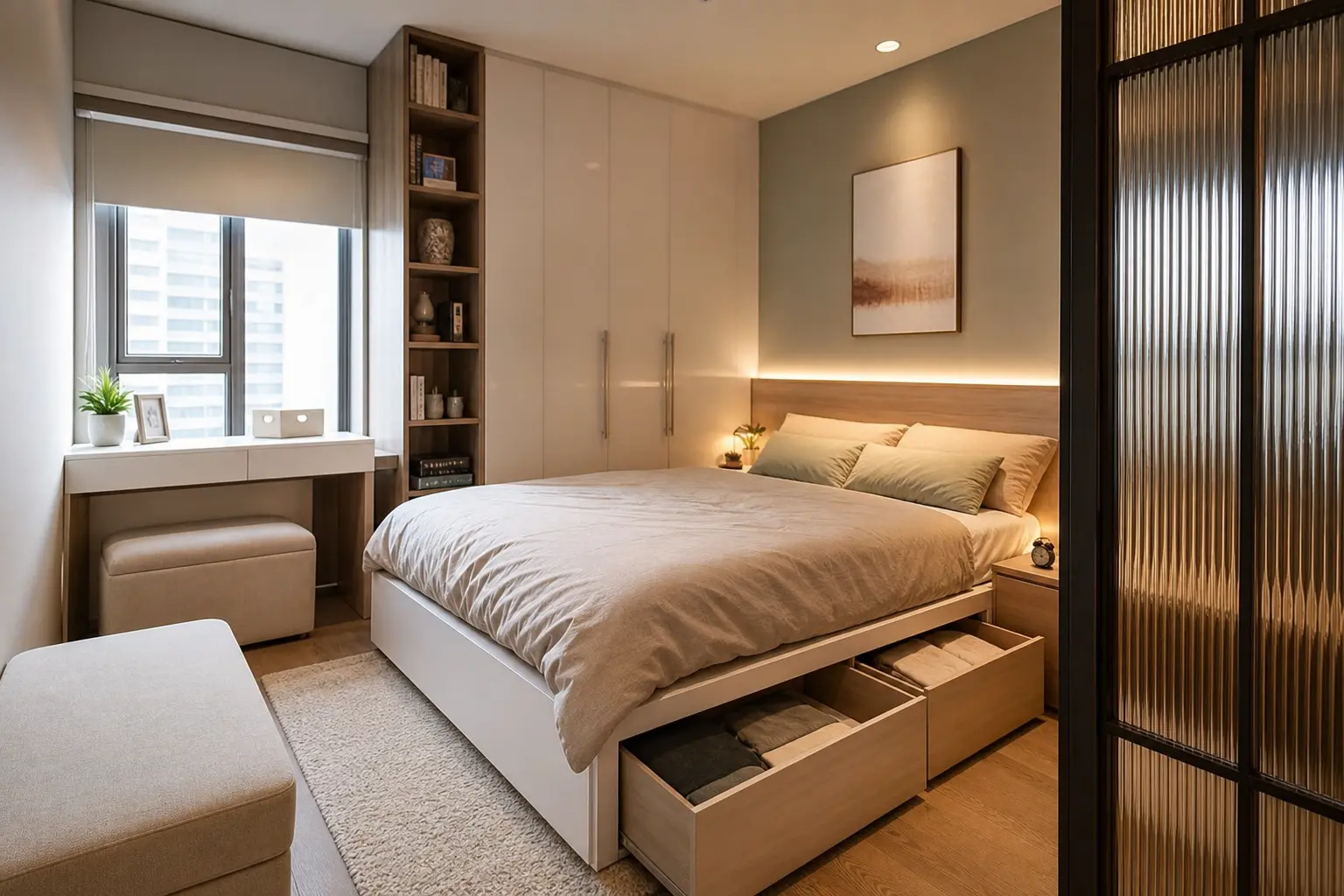 Tiny Apartment Bedroom Ideas