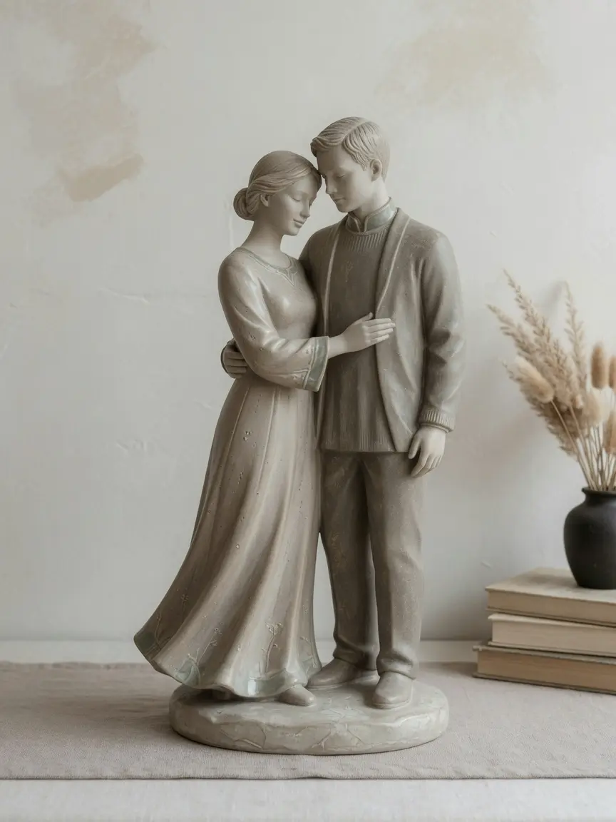Elegant Ceramic Couple Statue Ideas