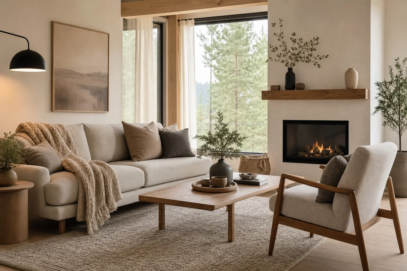 Cozy Scandinavian Living Room Ideas