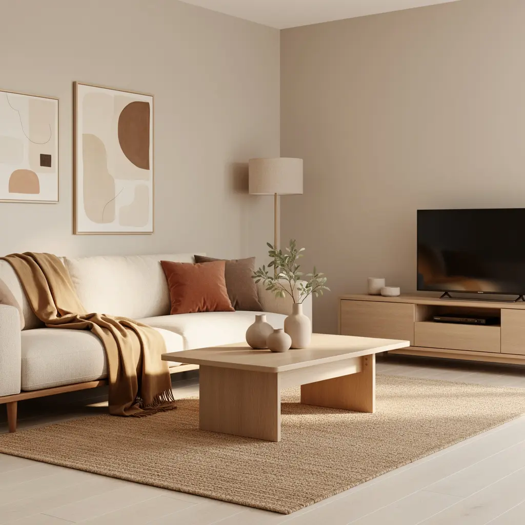 Modern Minimalist Living Room