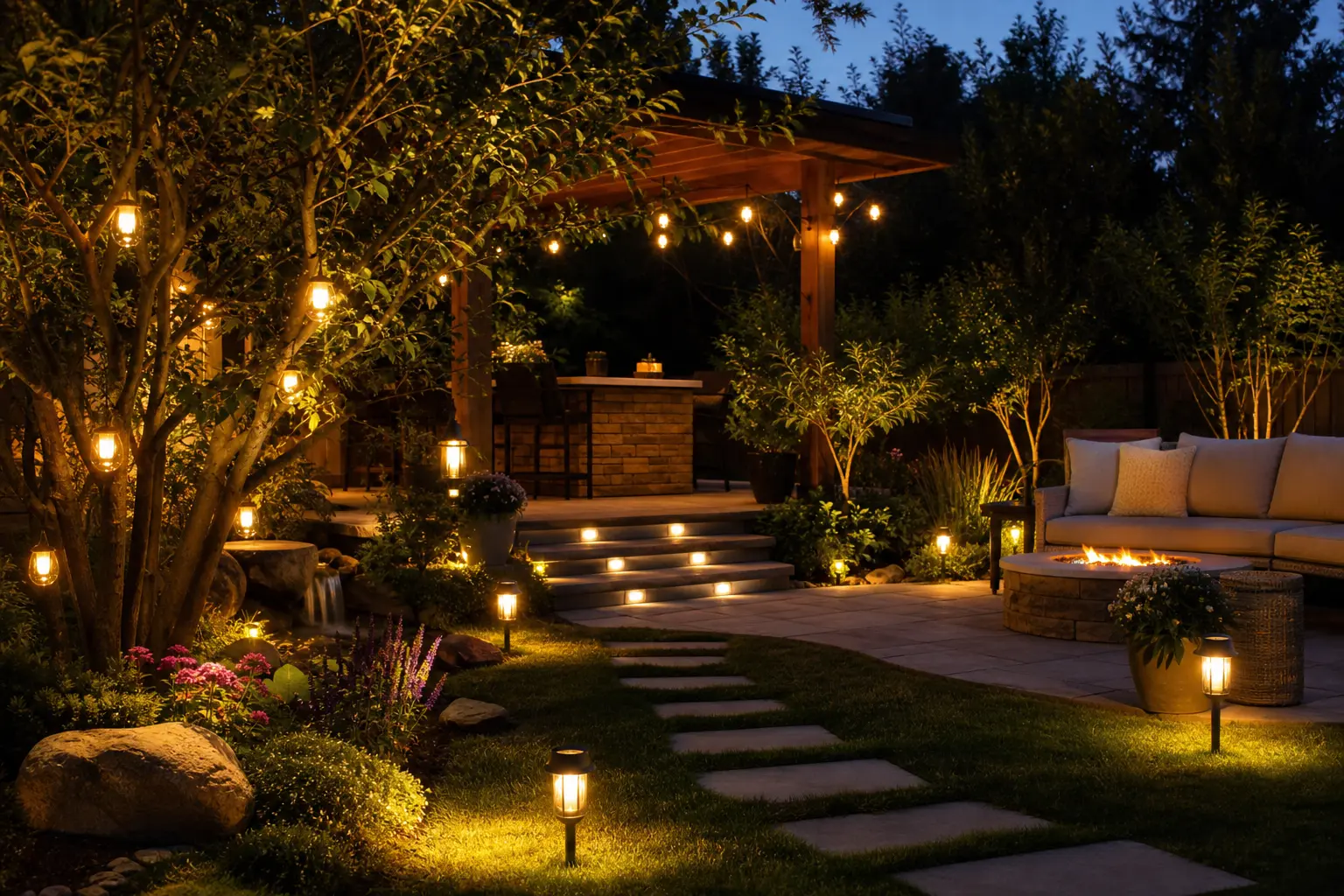 Luxury Solar Garden Lighting Ideas