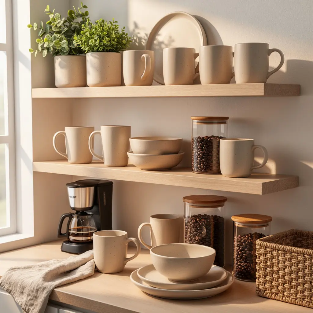 Cozy Aesthetic Coffee Bar Ideas