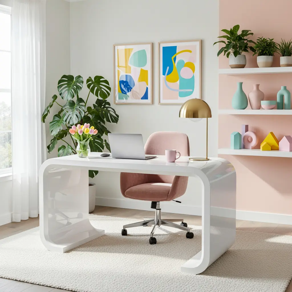 Dopamine-Decor Inspired Home Office Ideas