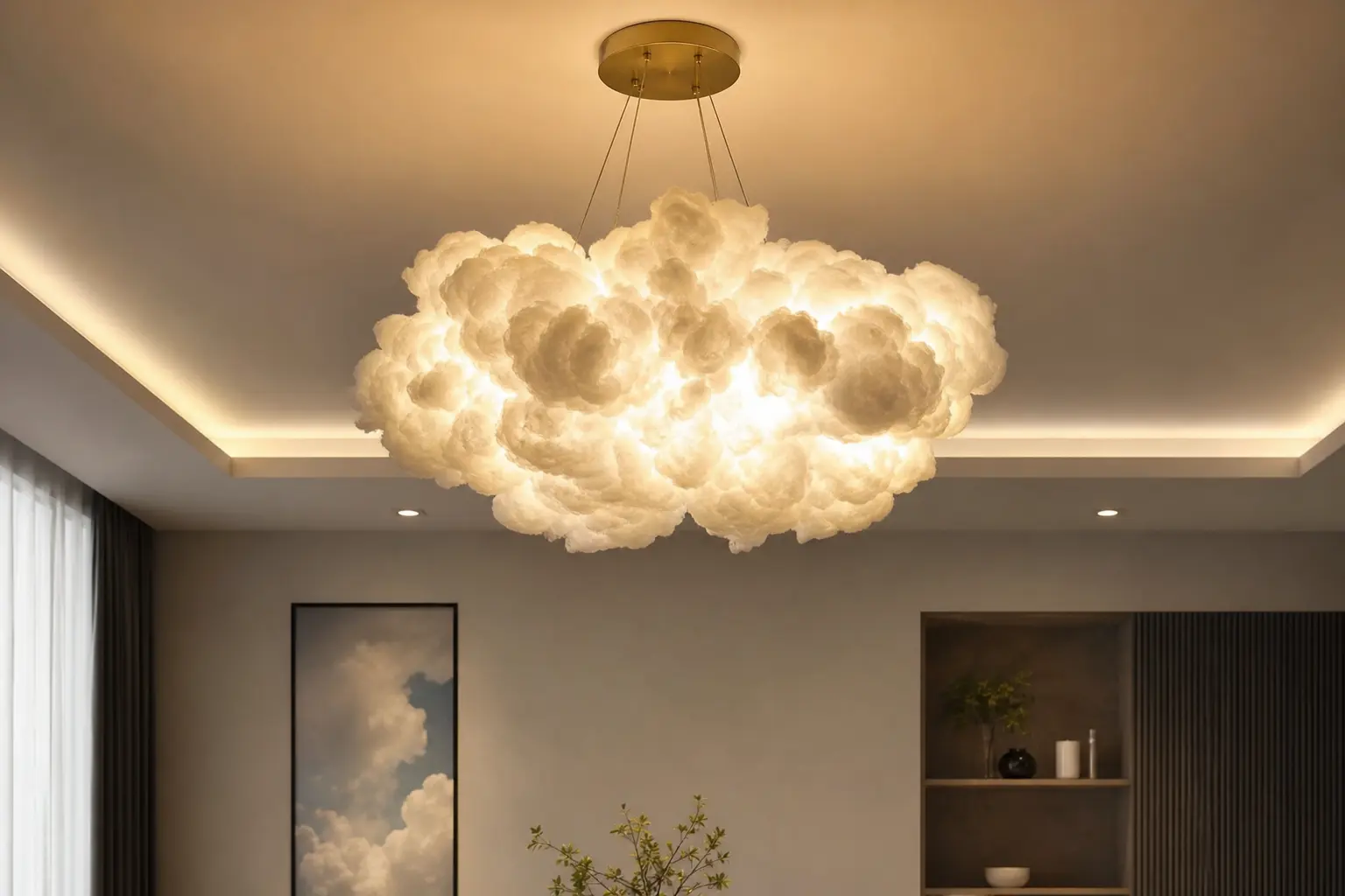 Dreamy Cloud Chandelier Lighting Ideas