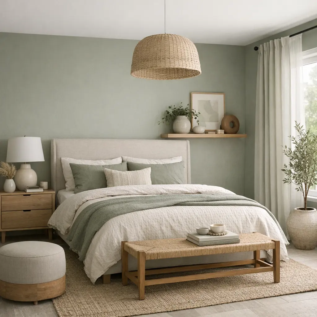 Modern Sage Green Bedroom Decor Ideas