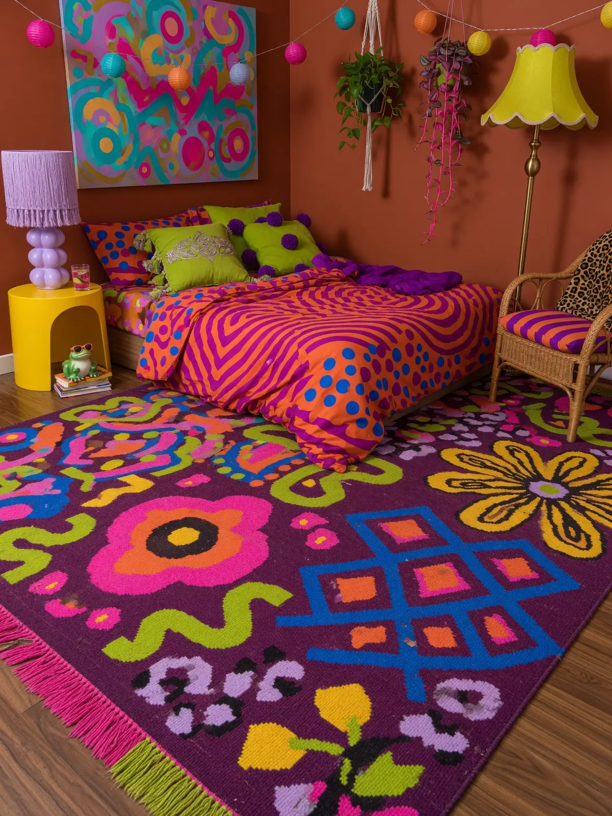 Funky Color Pop Bedroom Ideas