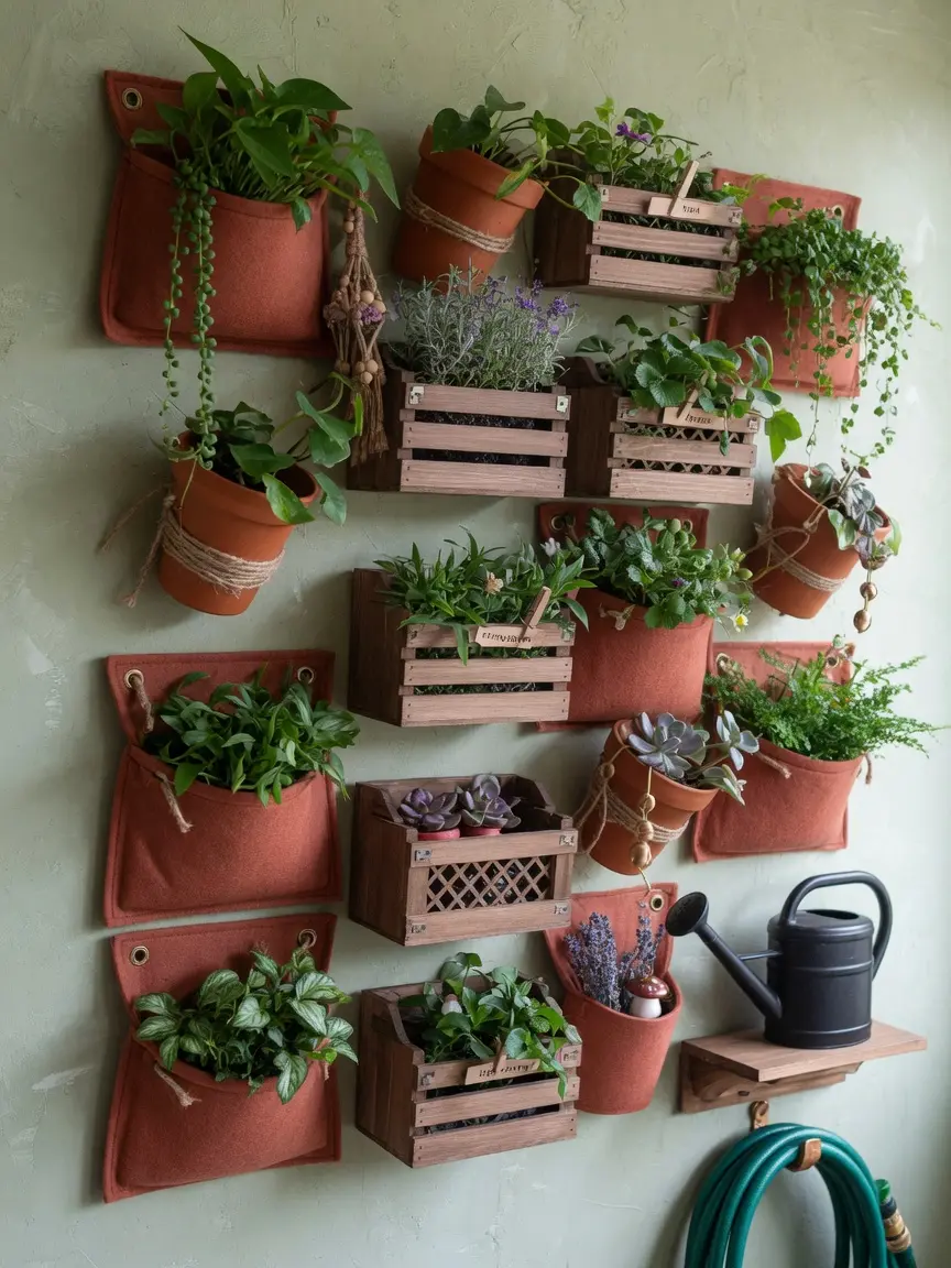 Cozy Vertical Garden Wall