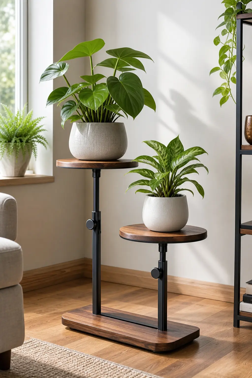 Modern 2-Tier Plant Stand Ideas