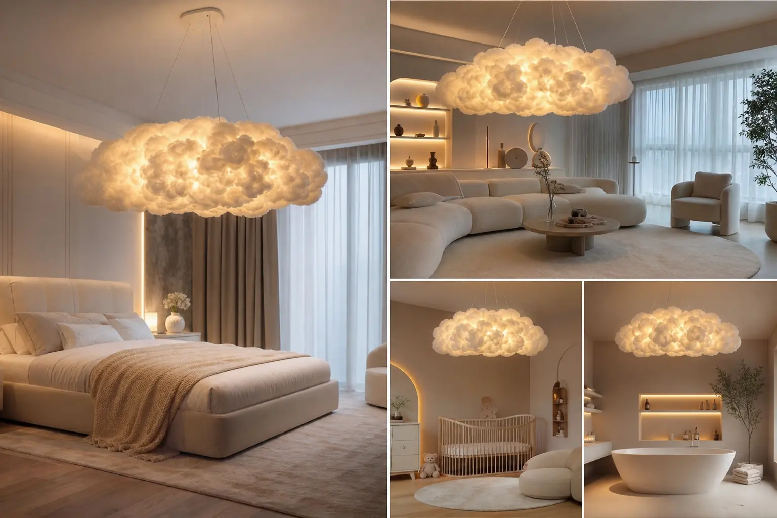 Dreamy Cloud Chandelier Lighting Ideas