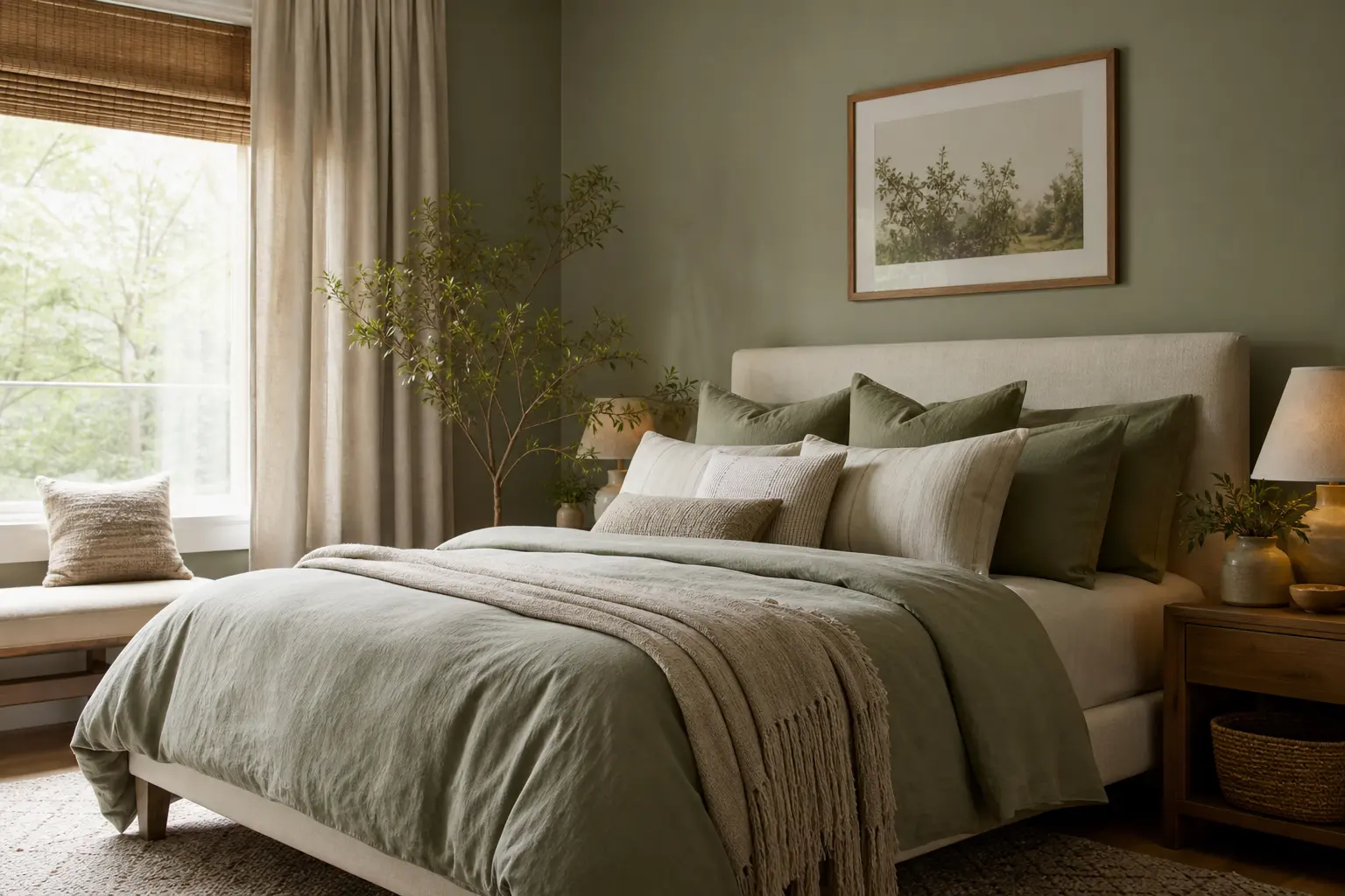 Cozy Sage Green Bedroom Ideas