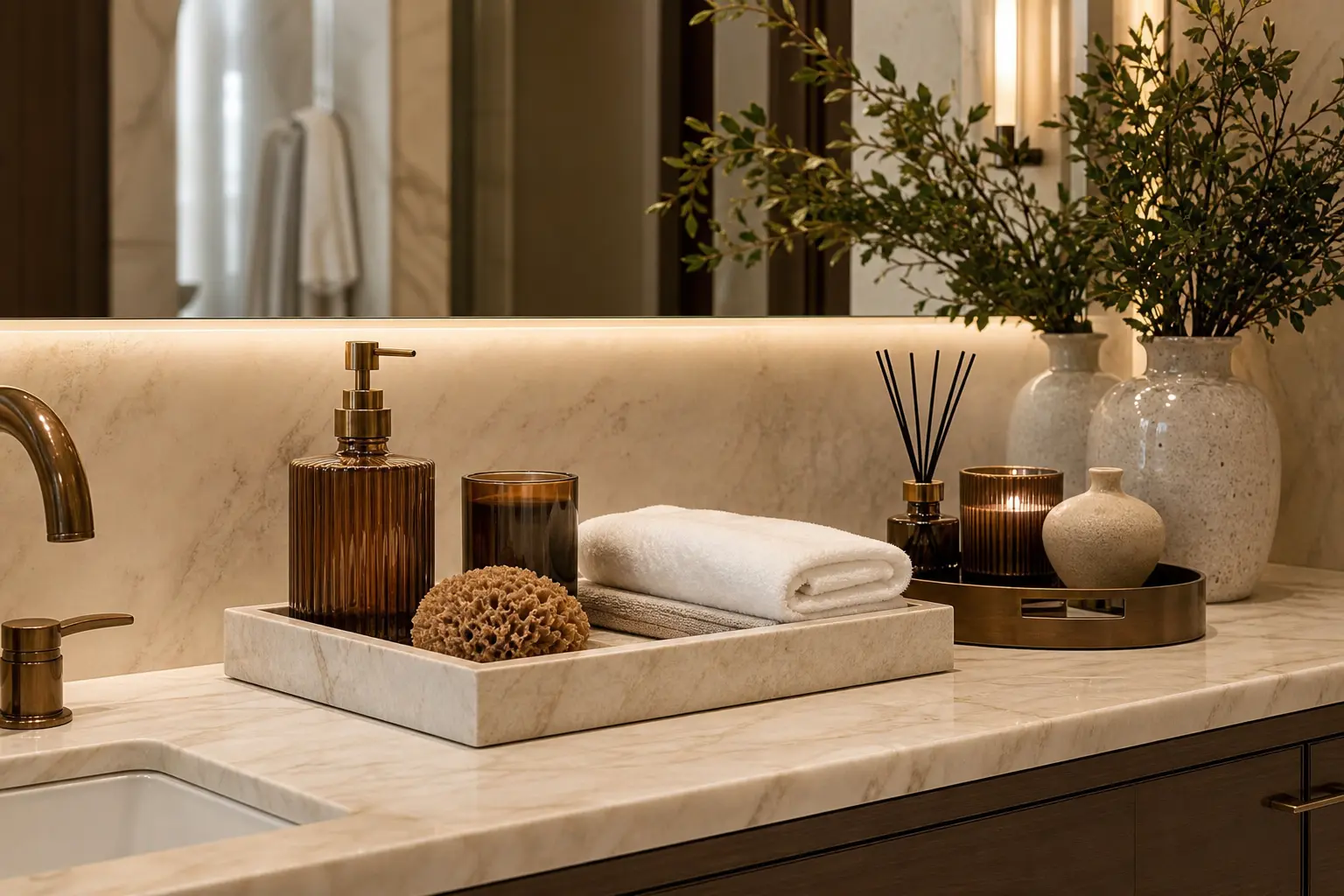 Luxury Bathroom Organization Ideas