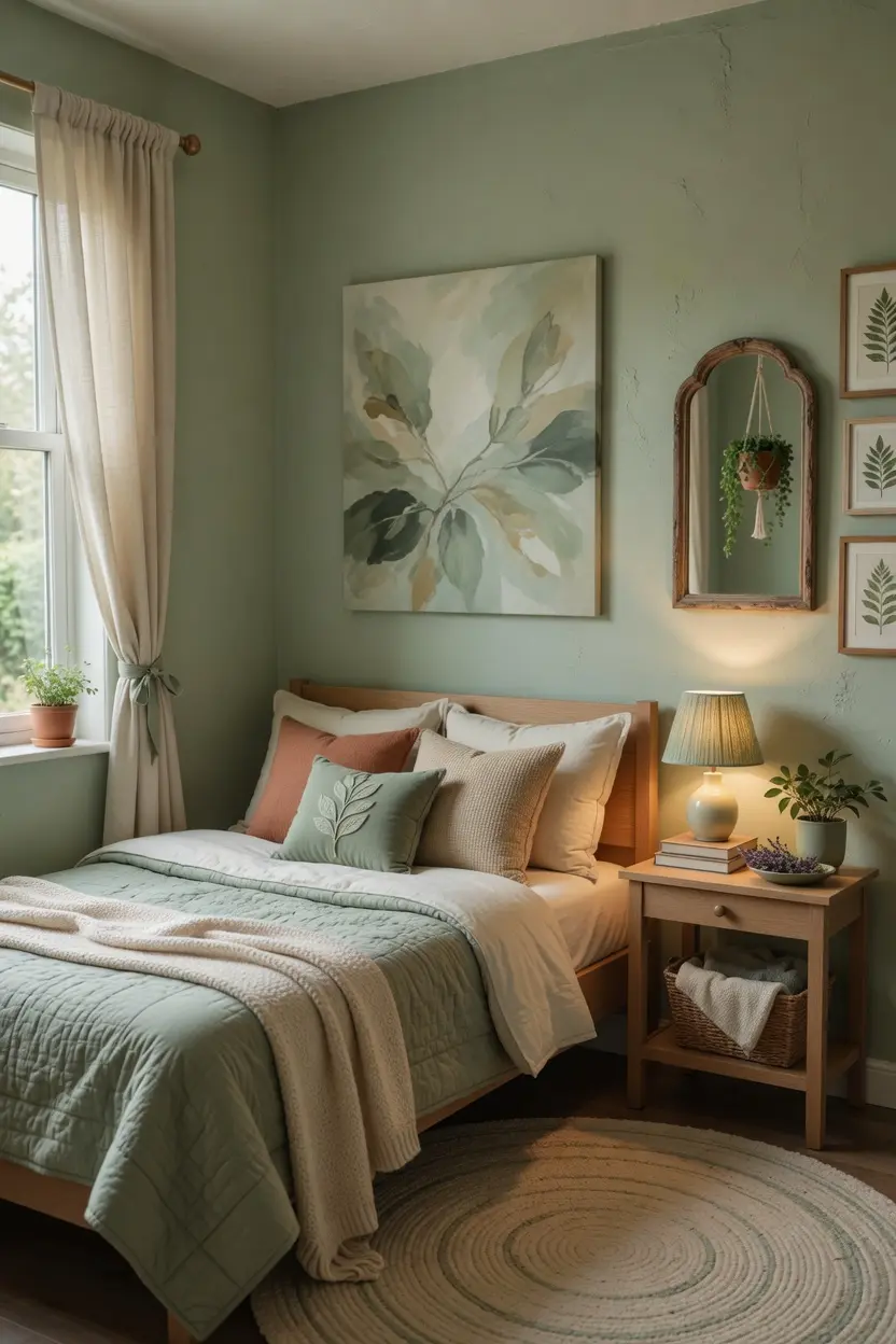 Cozy Sage Green Bedroom Ideas