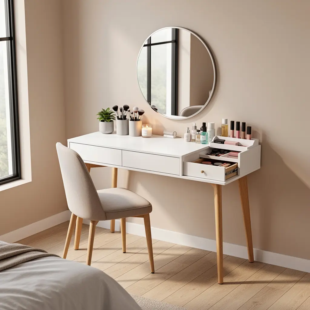 Smart Vanity Organizer Desk