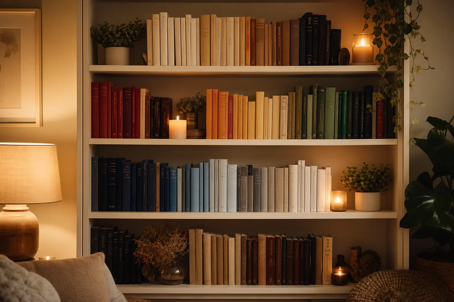 Cozy Aesthetic Bookshelf Decor Ideas