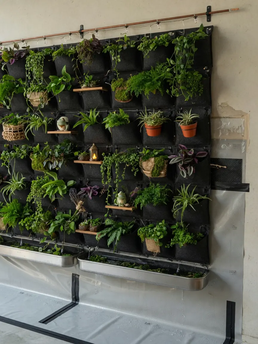 Cozy Vertical Garden Wall