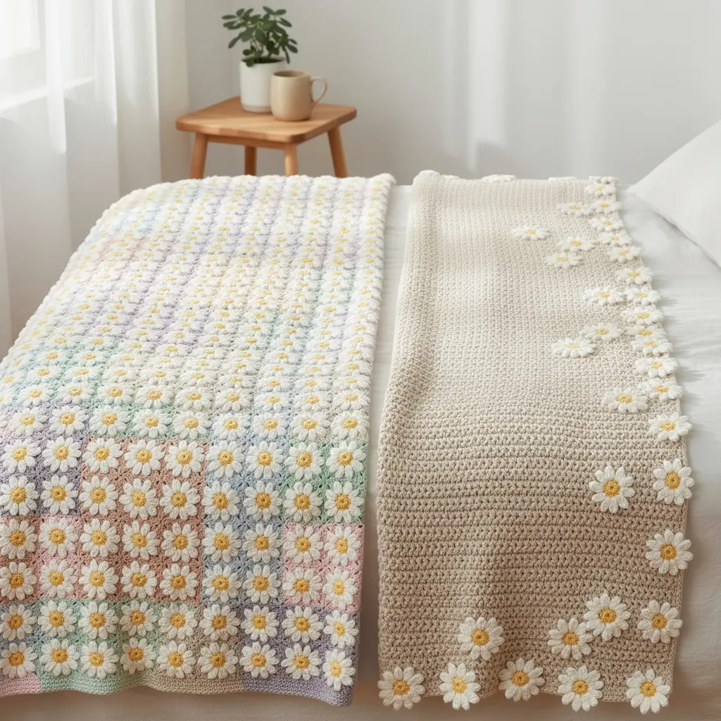 Cozy Crochet Daisy Blanket