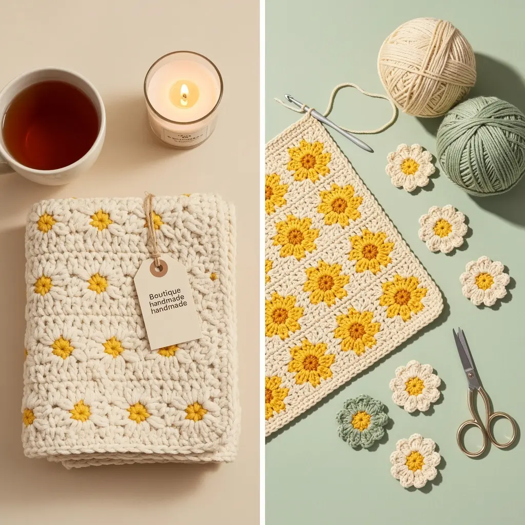 Cozy Crochet Daisy Blanket