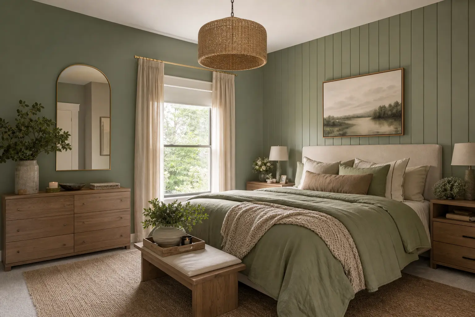Cozy Sage Green Bedroom Ideas