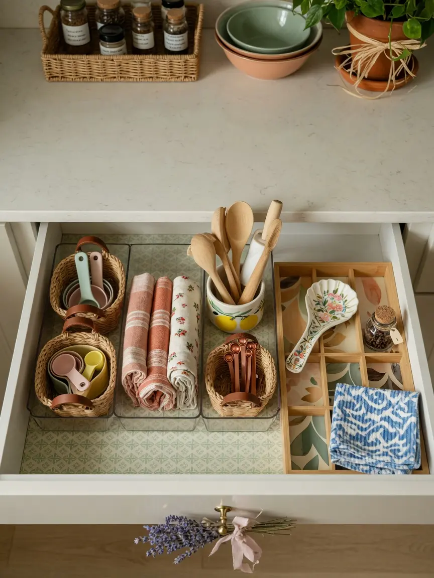 Kitchen Organization and Drawer Storage