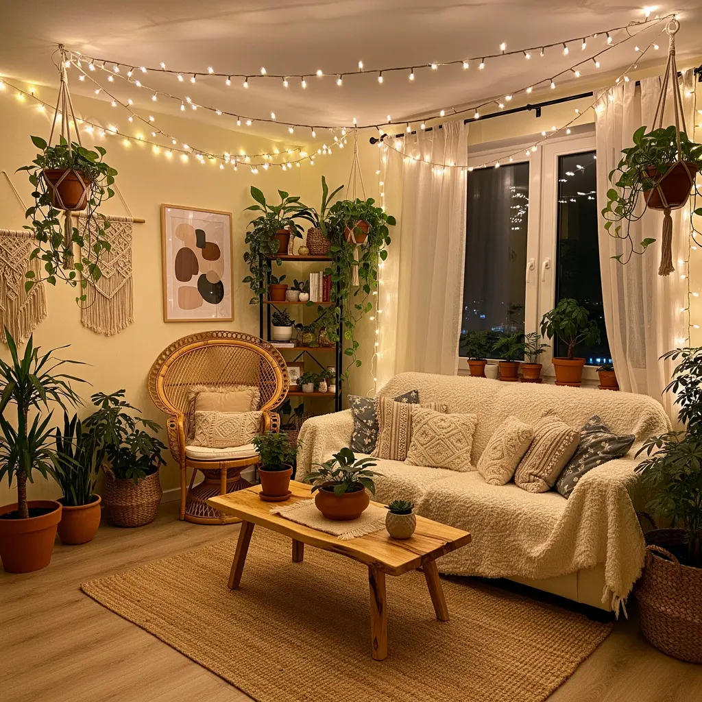 Cozy Boho Apartment Decor