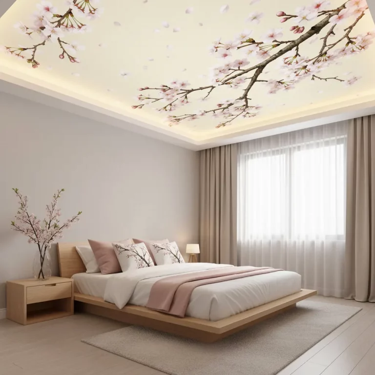 Cherry Blossom Ceiling Wallpaper