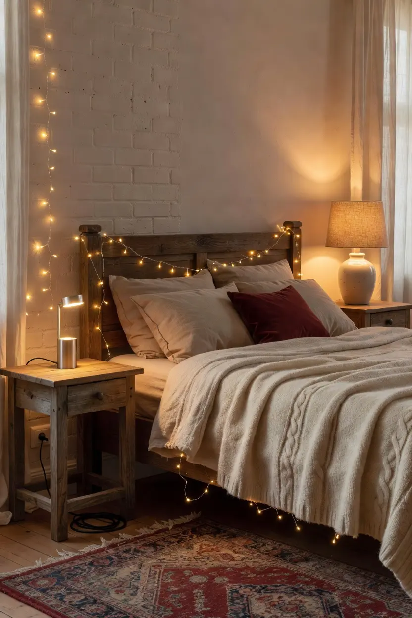 Cozy Bedroom Ideas with Fairy Lights