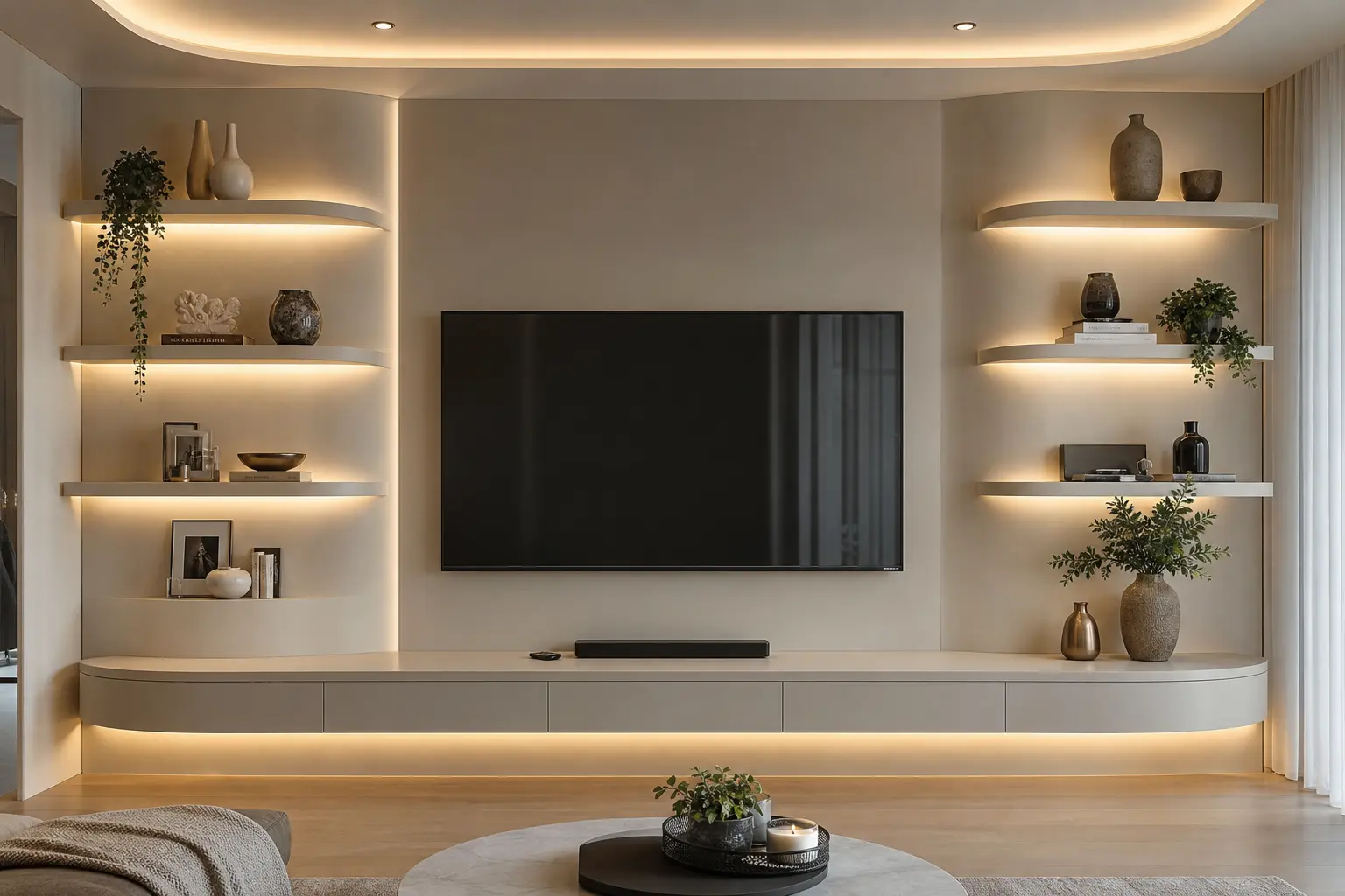 DIY Curved Floating Shelf Ideas