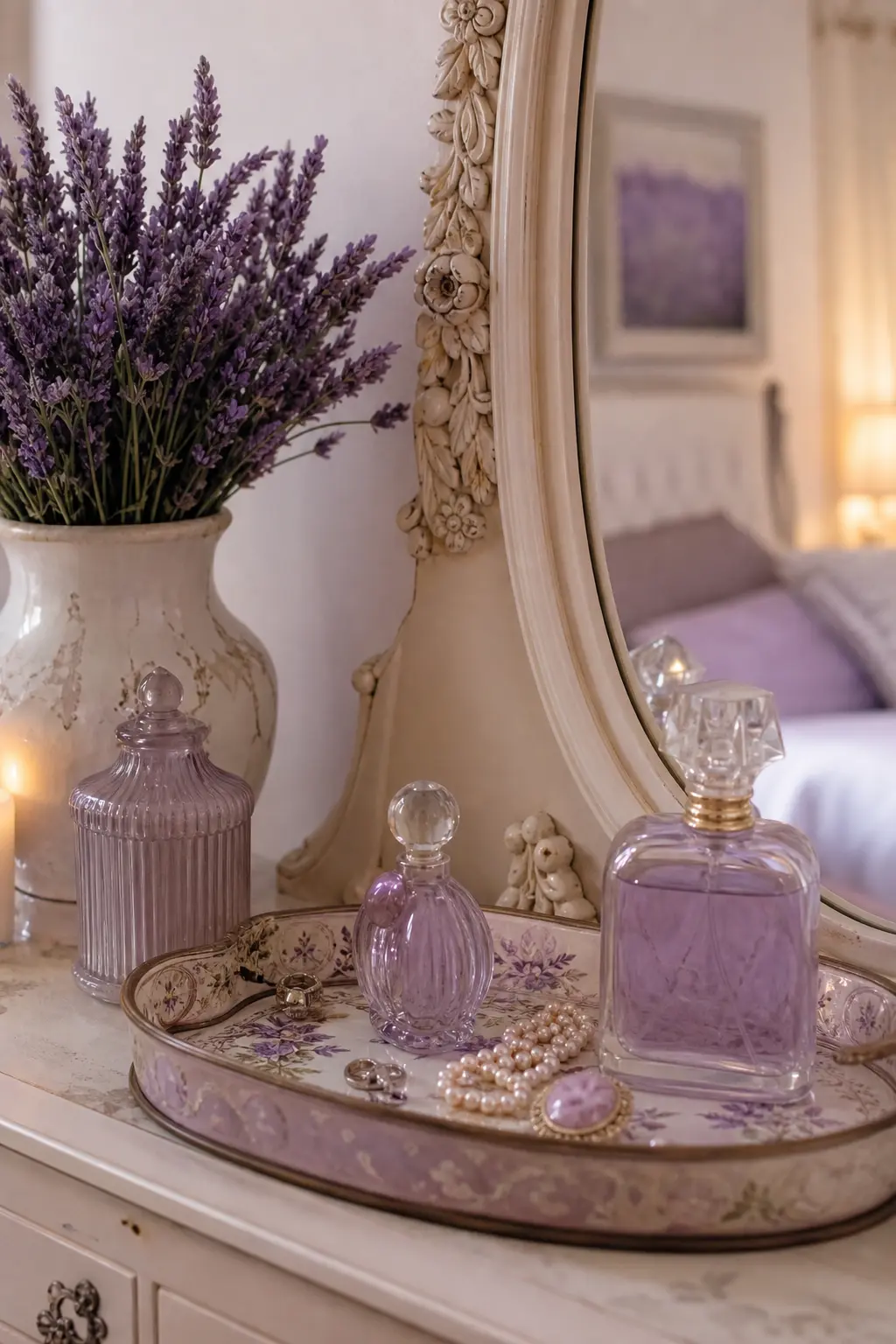 Lavender Vanity Room Ideas