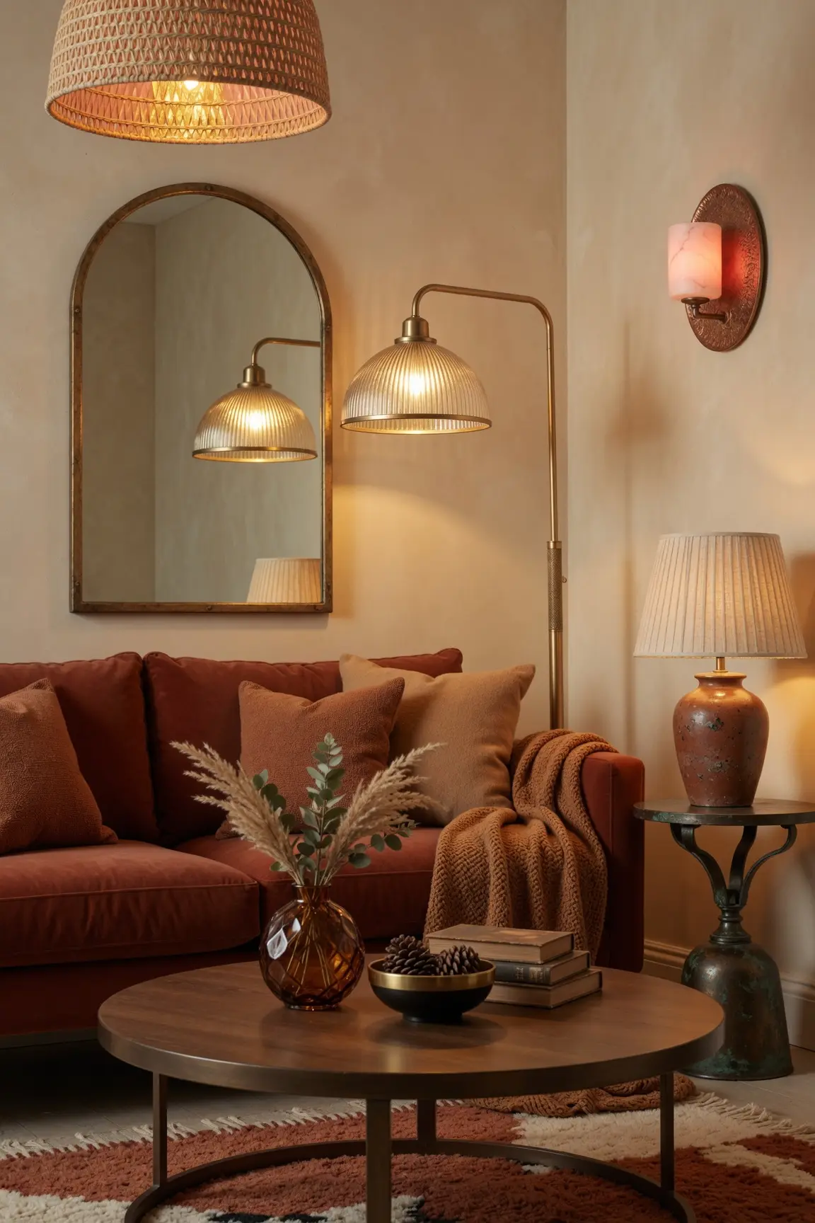 Cozy Living Room Ideas with Warm Lighting