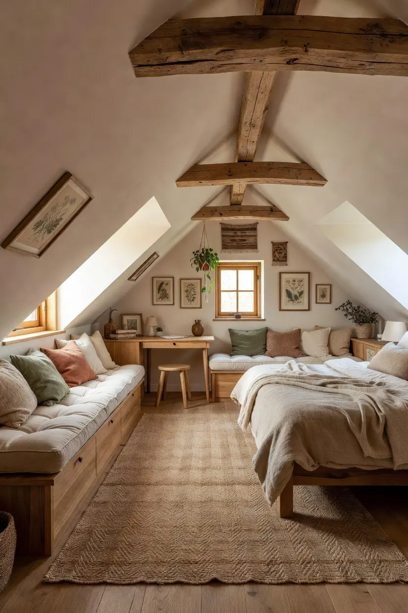 Aesthetic Attic Bedroom Ideas