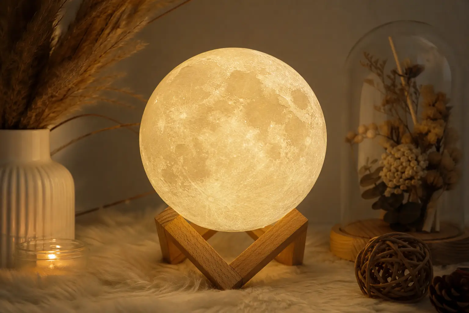 Crystal Moon Lamp Ideas
