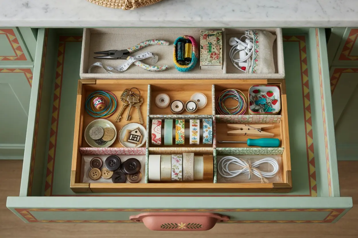 Kitchen Organization and Drawer Storage