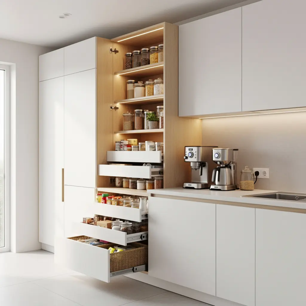 Smart Modular Kitchen Storage