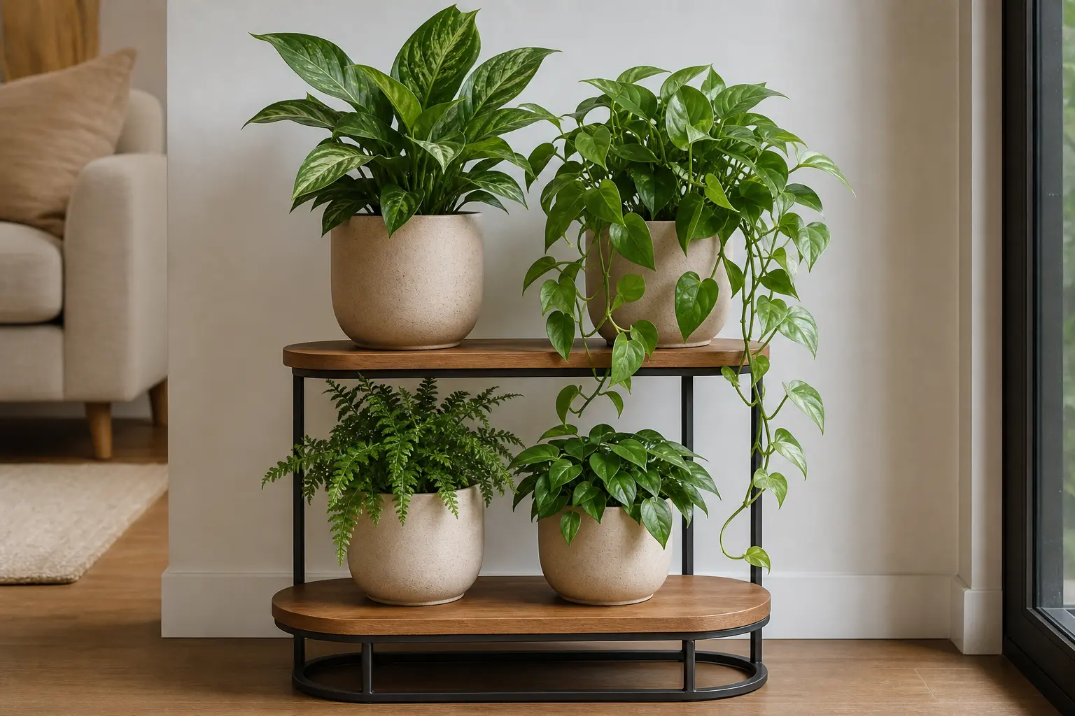 Modern 2-Tier Plant Stand Ideas