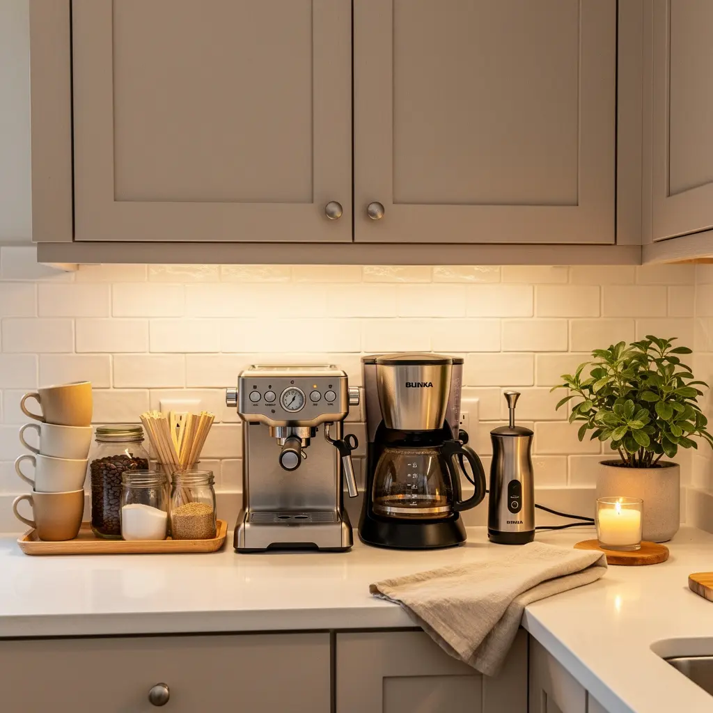Cozy Aesthetic Coffee Bar Ideas