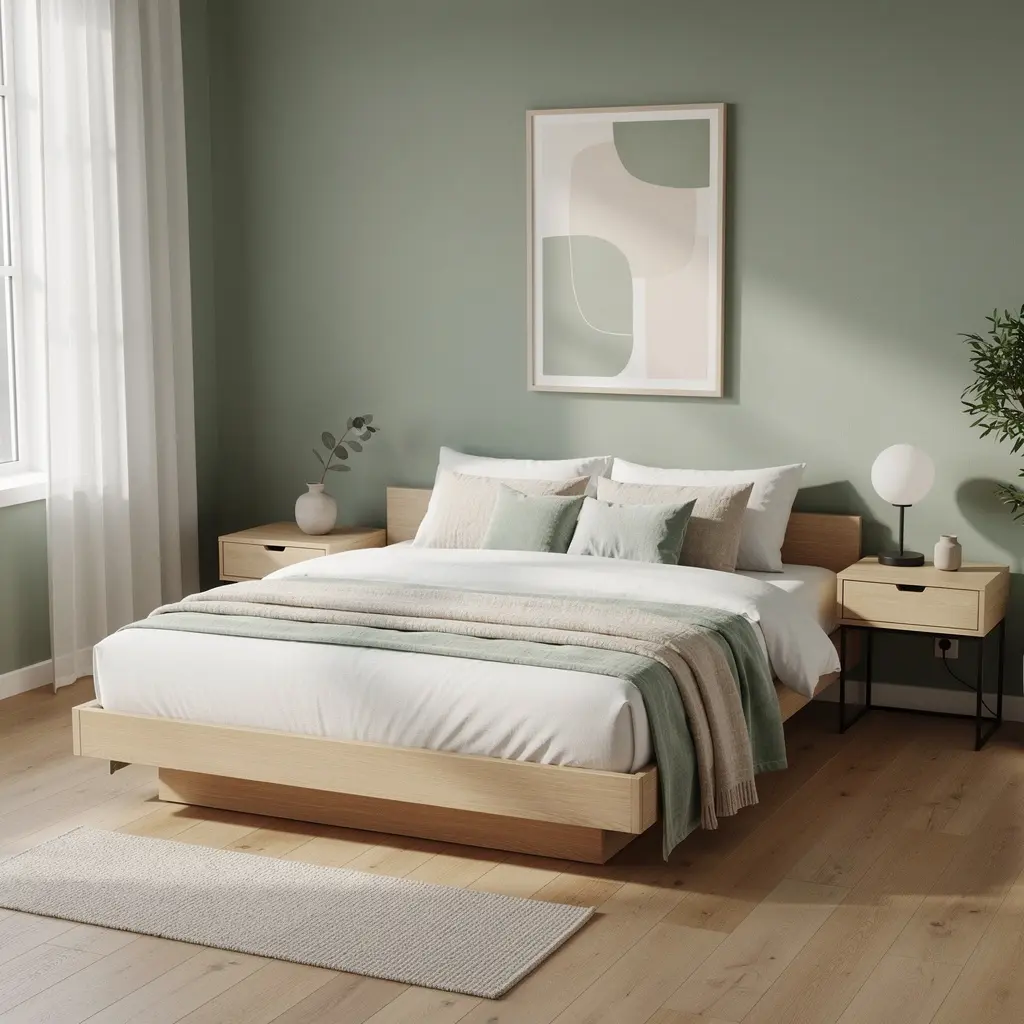 Modern Sage Green Bedroom Decor Ideas