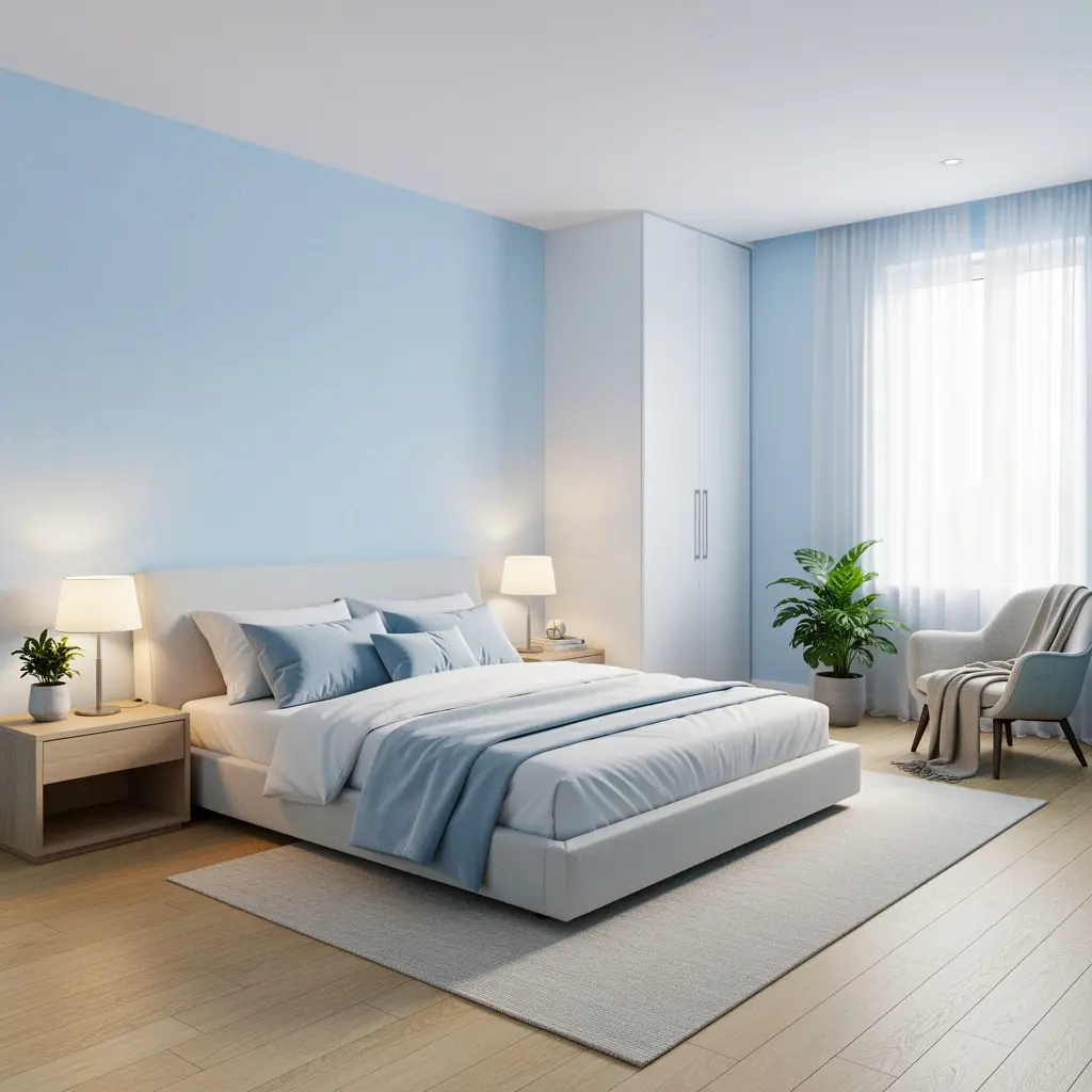 Sky Blue Dream Bedroom