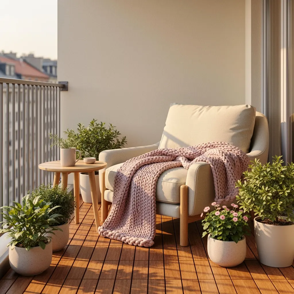 Cozy Dopamine Balcony Ideas