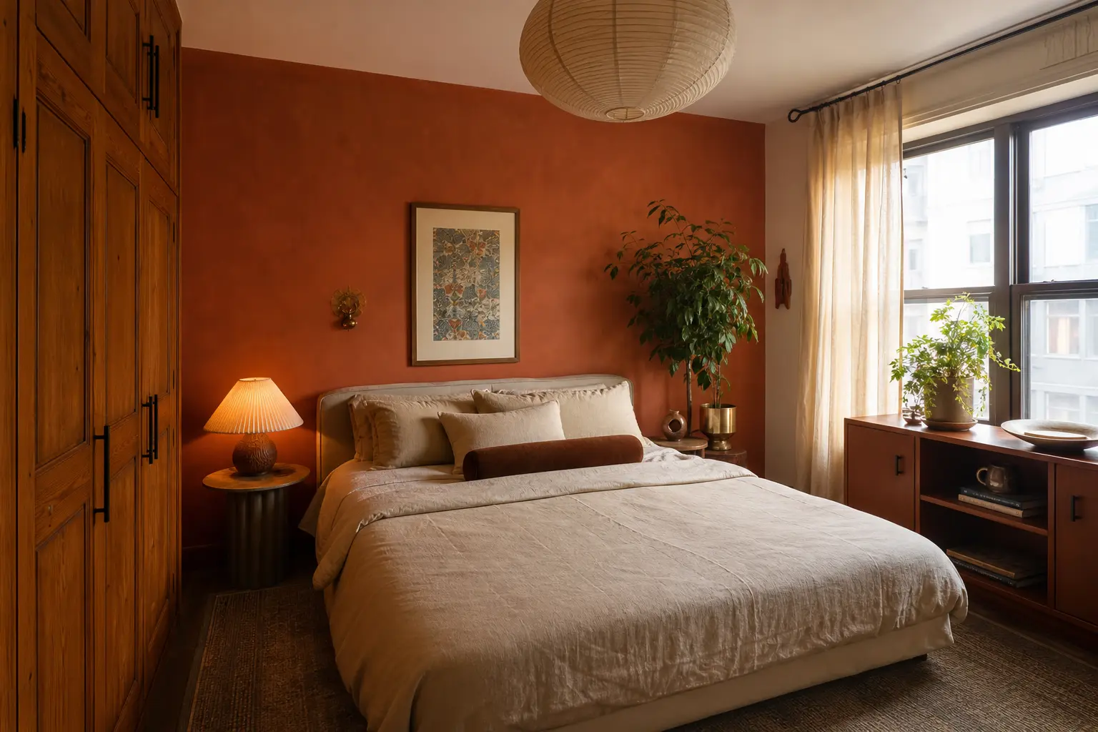 Terracotta Apartment Bedroom Ideas