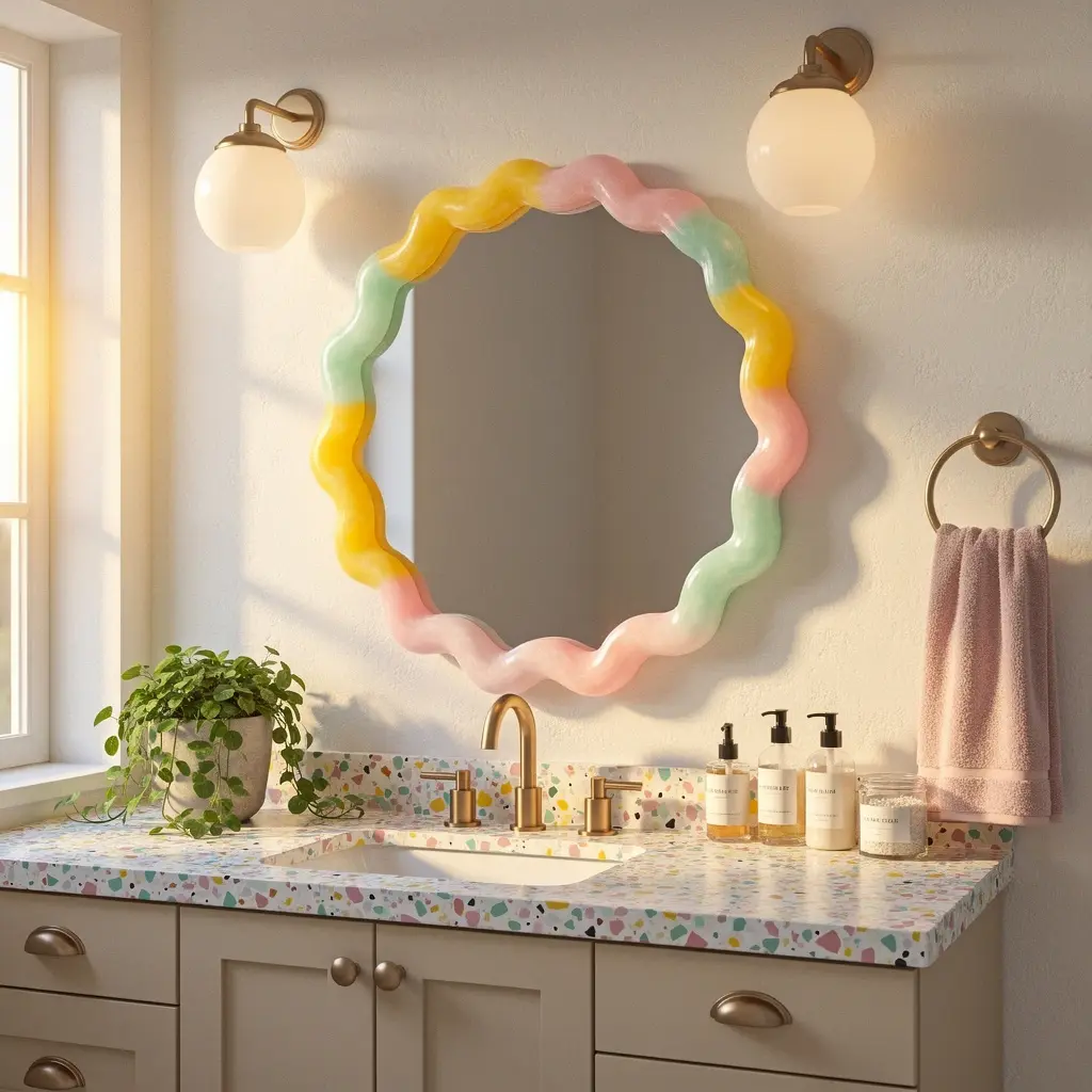 Cozy Dopamine Bathroom Decor Ideas