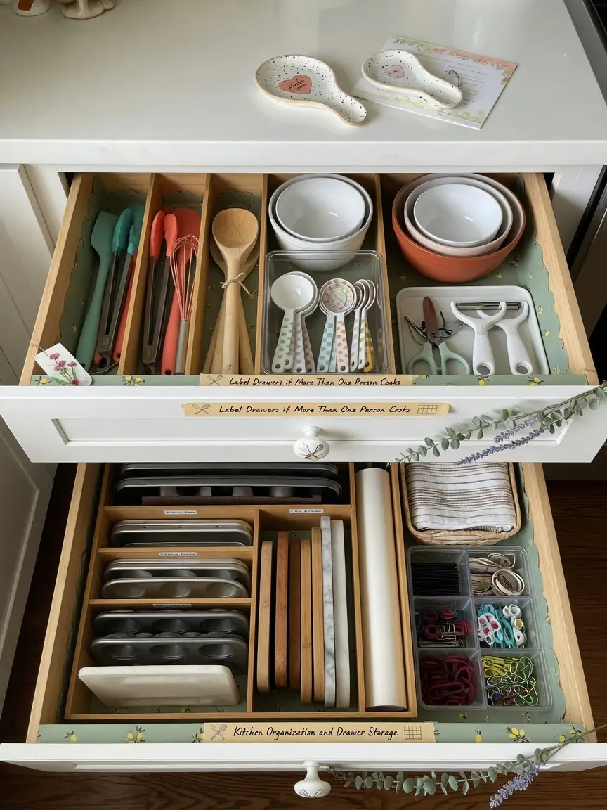 Kitchen Organization and Drawer Storage