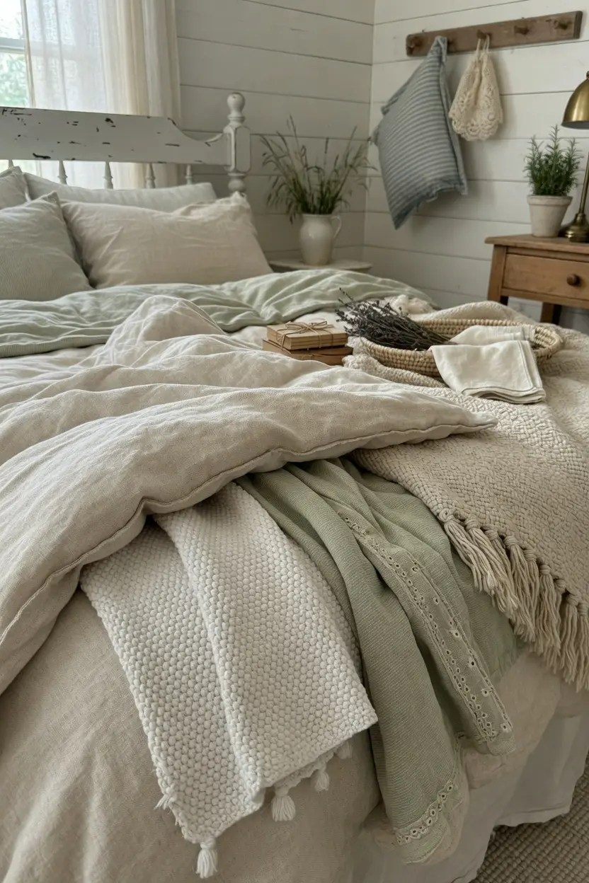 Aesthetic Farmhouse Bedroom Ideas