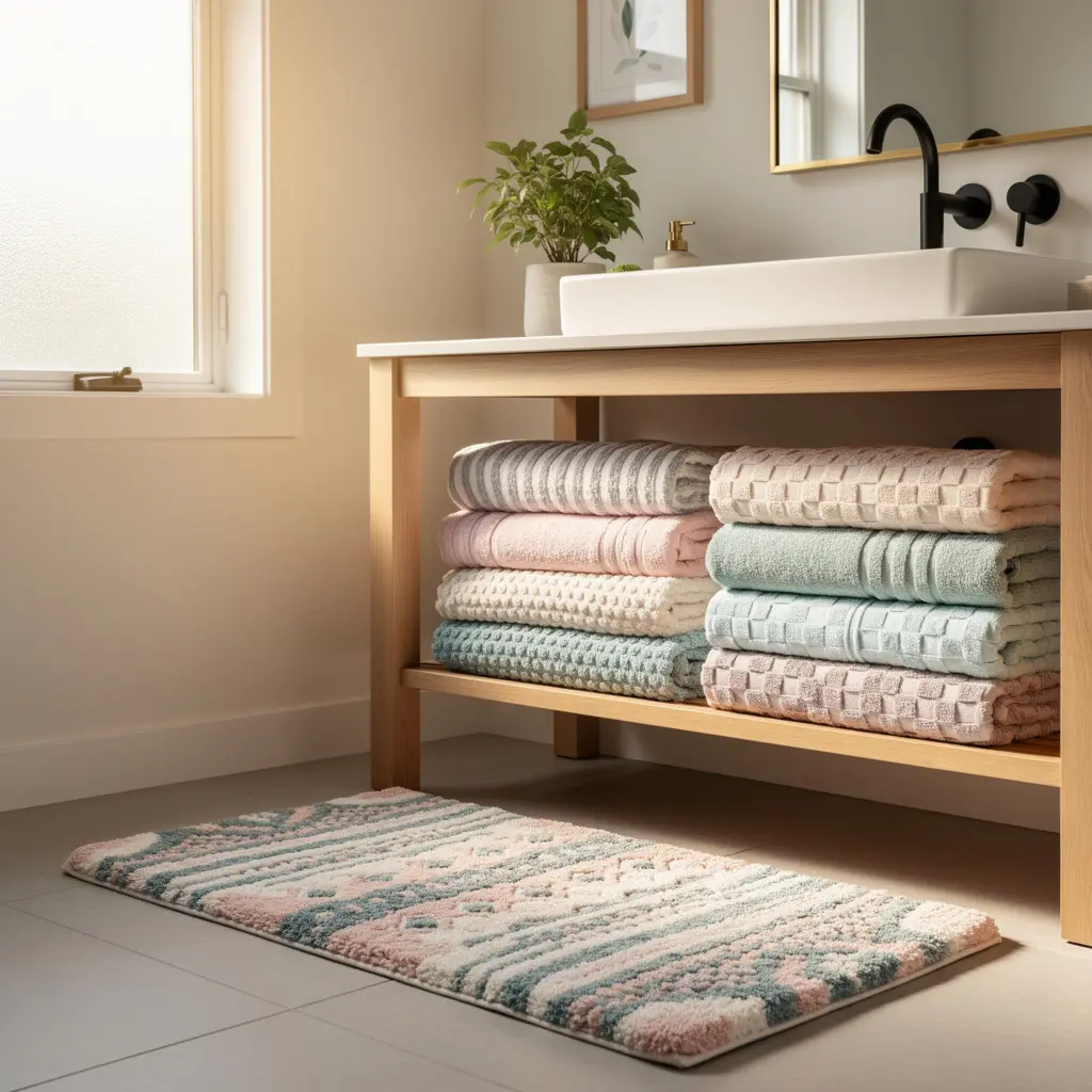 Cozy Dopamine Bathroom Decor Ideas