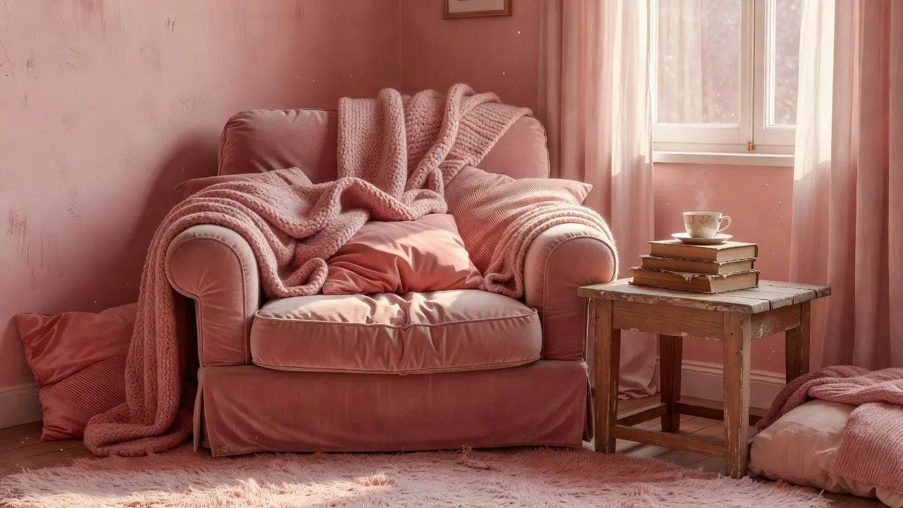 Cozy Pink Reading Nook Ideas