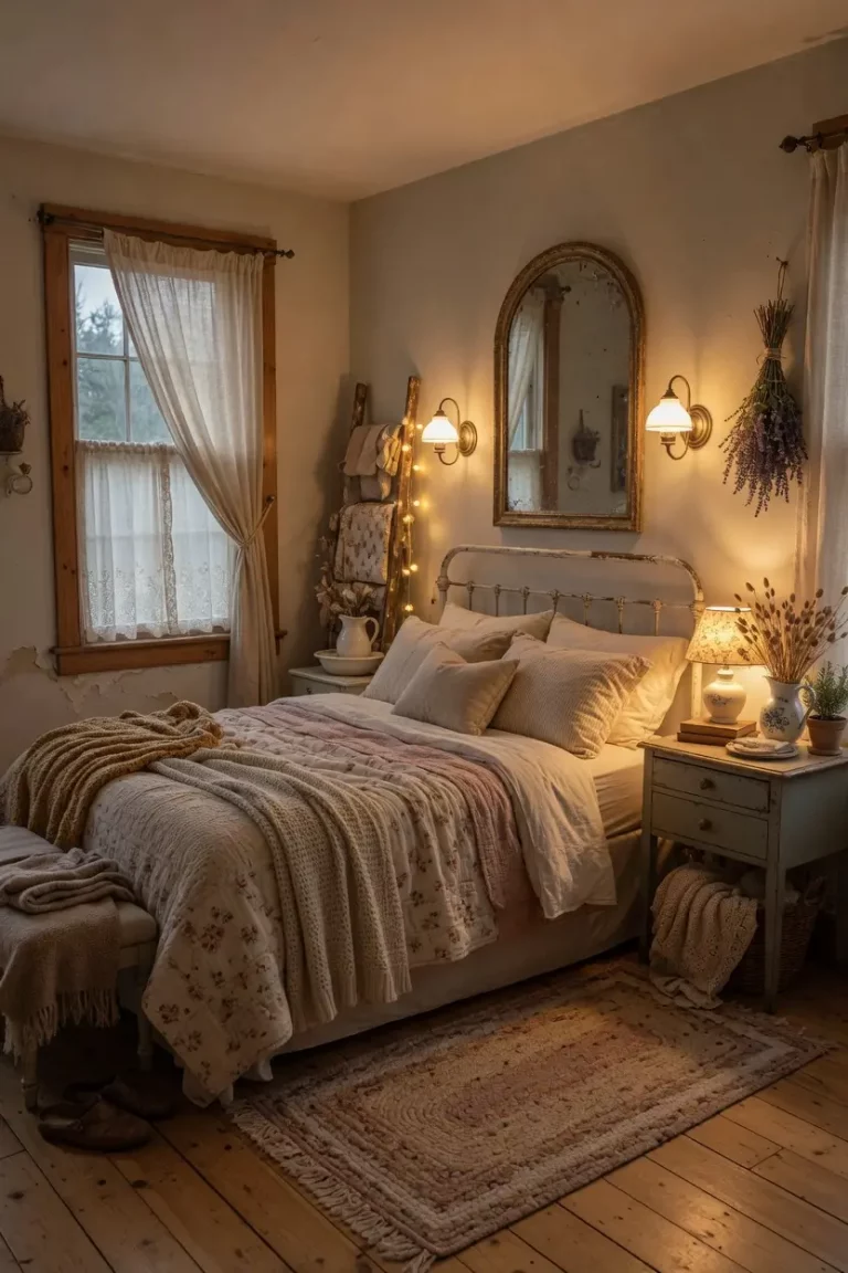 Aesthetic Farmhouse Bedroom Ideas